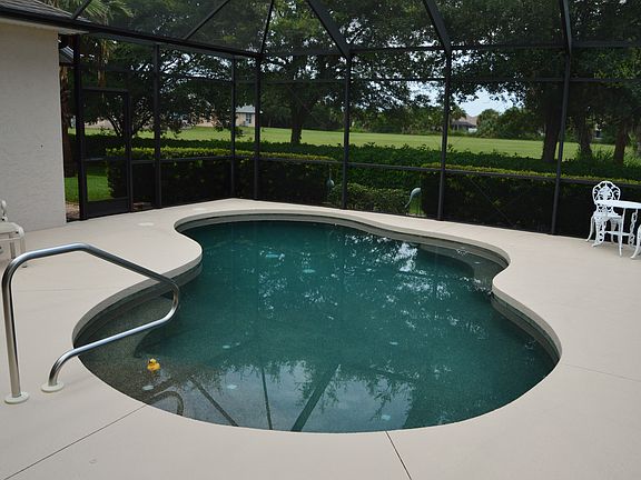 caged salt pool