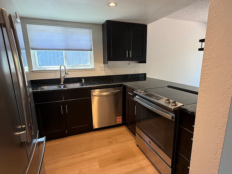 Kitchen view from hallway