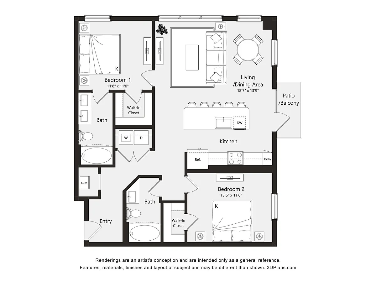 Floor plan B3