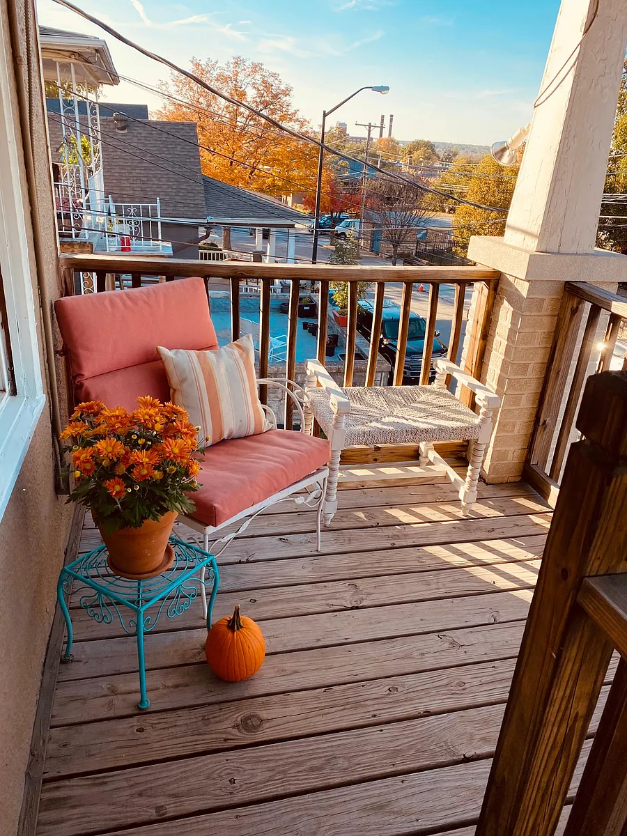 Sit on your front deck overlooking Columbus Park. - 1123 Pacific St #2