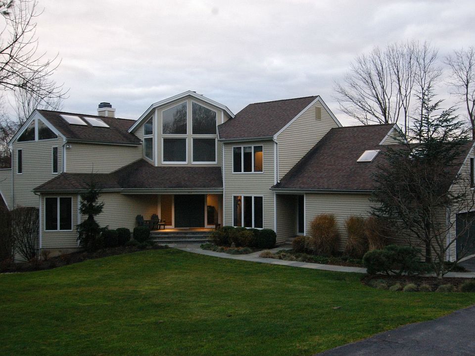 Natural light fills all three floors