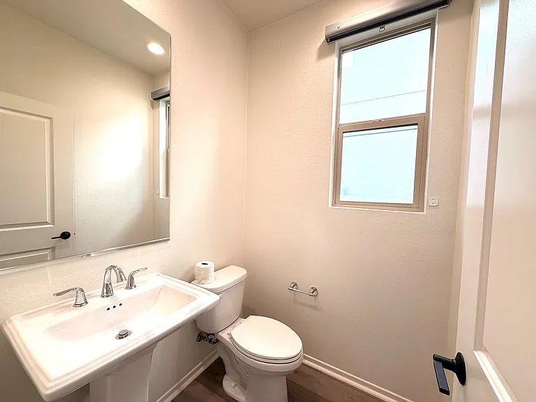 Downstairs half bath