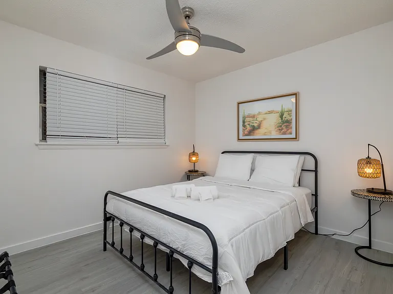 Bedroom #3 with queen bed.