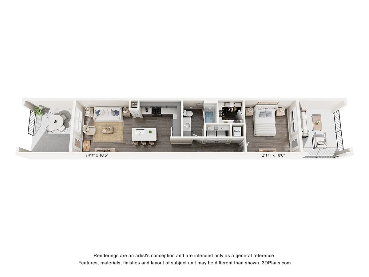 Floor plan Tequila