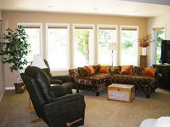 br A large Great Room (17x23) with a cathedral ceiling.br Notice the many windows that over-look the Deck.