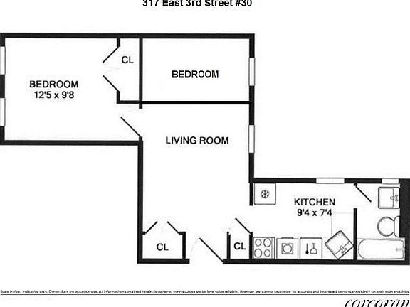 3rd image of 317 E 3rd St APT 30
