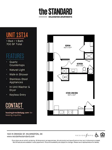 Floor plan 1ST14