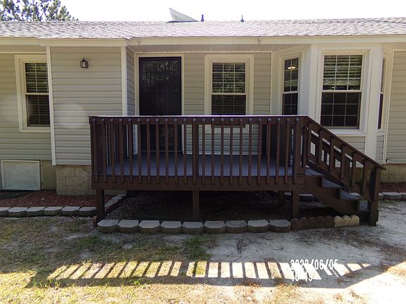 FRESHLY PAINTED BACK DECK