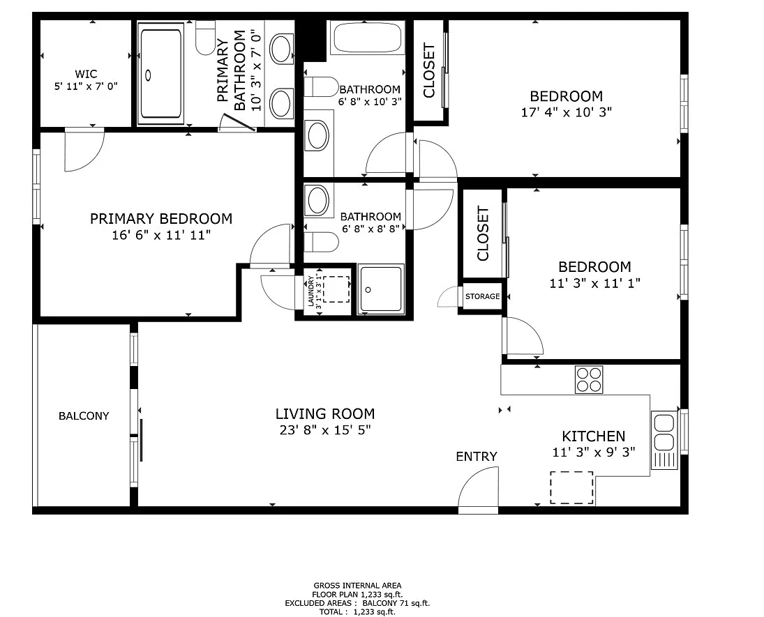 Floor plan 3X3 C1
