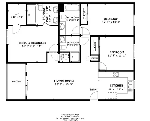 Floor plan 3X3 C1