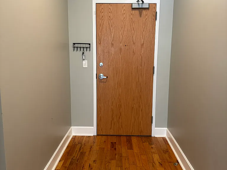 Front door and hallway