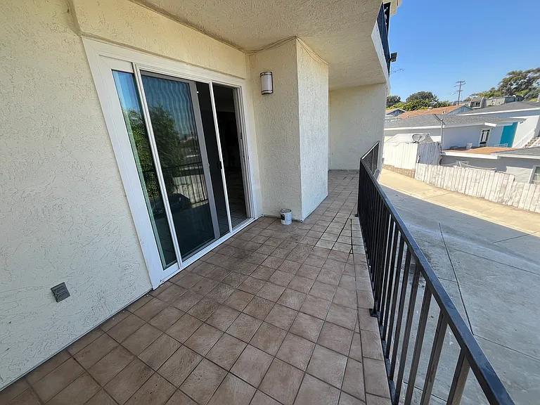 Large patio