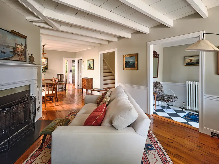 Front Sitting Room with Fireplace
