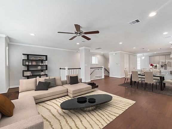 Bright open floorplan