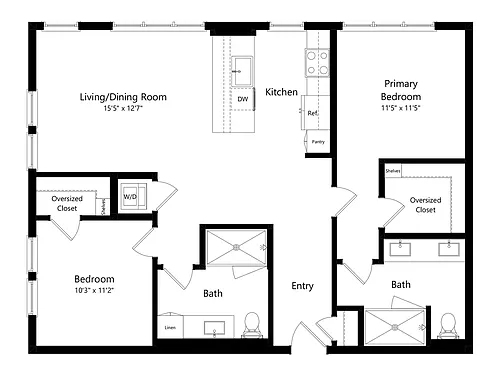 Floor plan B2