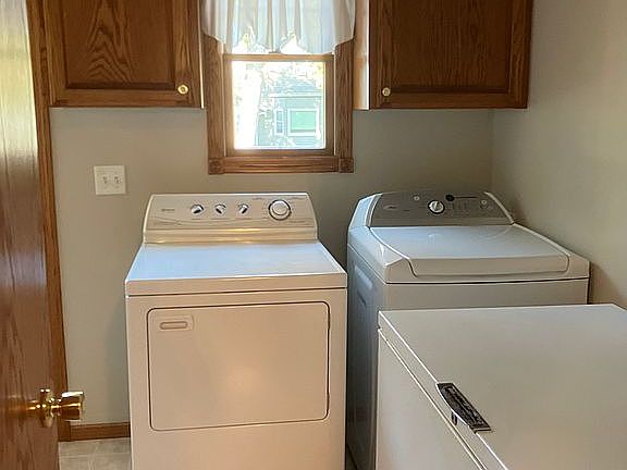 Upstairs laundry room