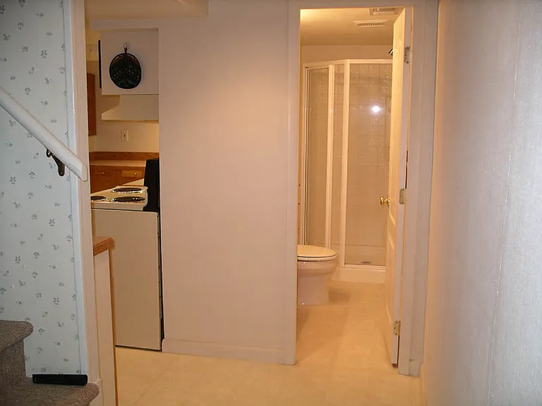 This shower surround was just replaced. See upcoming photo.