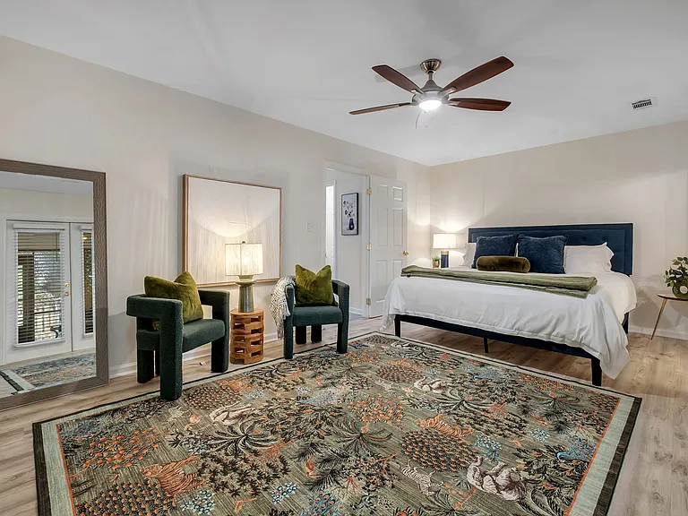 Downstairs master suite
