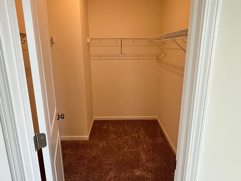 Master bedroom walk-in closet