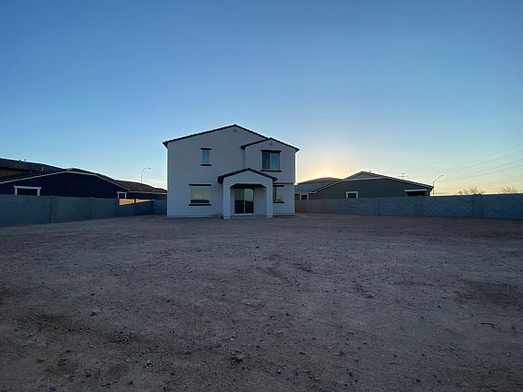 Huge yard and back of home