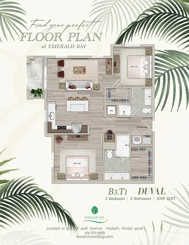 Floor plan Duval