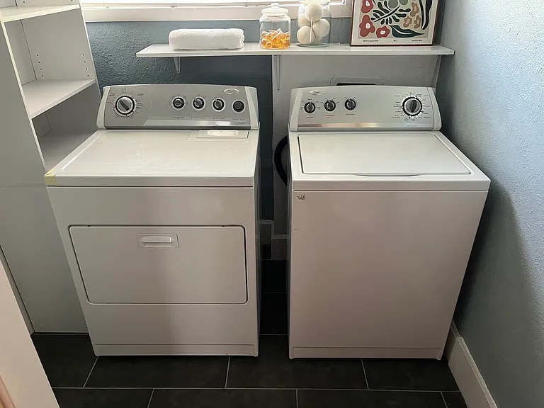 Full washer and dryer