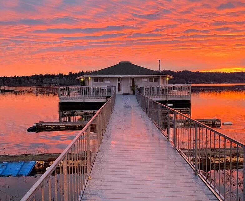 Party Room, boat dock and floating cabana