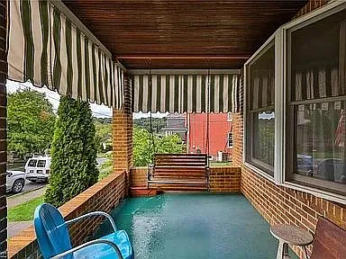 Relax on the front porch swing