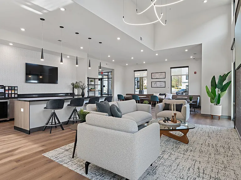 Community Lounge Seating and Kitchenette