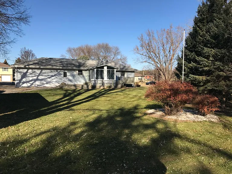 Back view of home