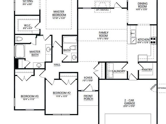 Optional First Floor Plan