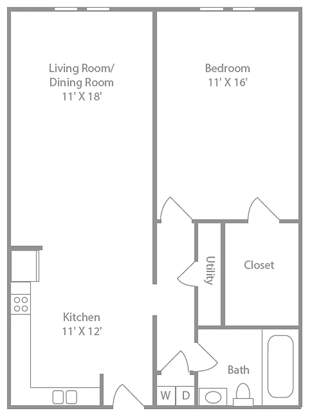 Floor plan Crowders