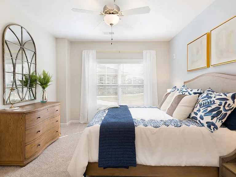 Legacy at Fire Tower Model Bedroom