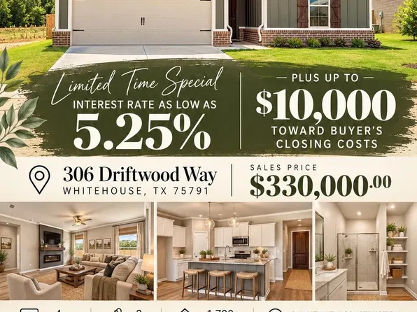 306 Driftwood Way, Whitehouse, TX 75791