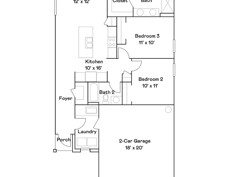 Floor Plan with Dimensions