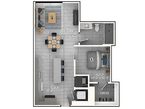 Floor plan A2d