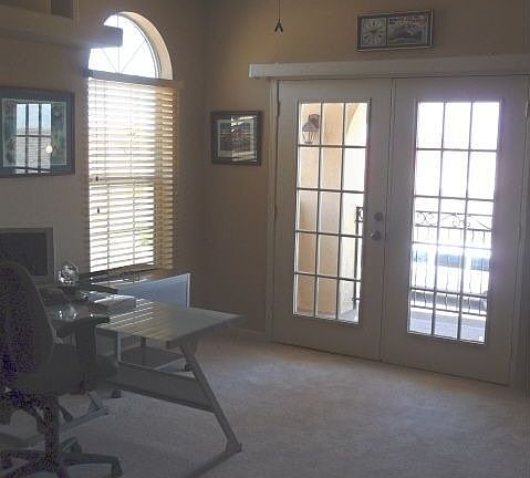 Bedroom with balcony