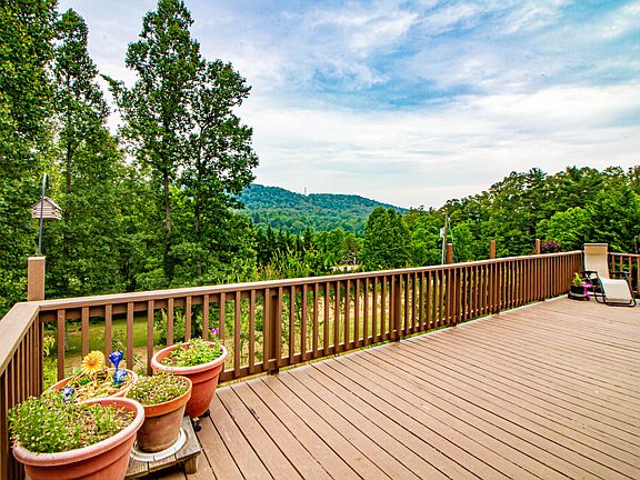 Expansive deck, views