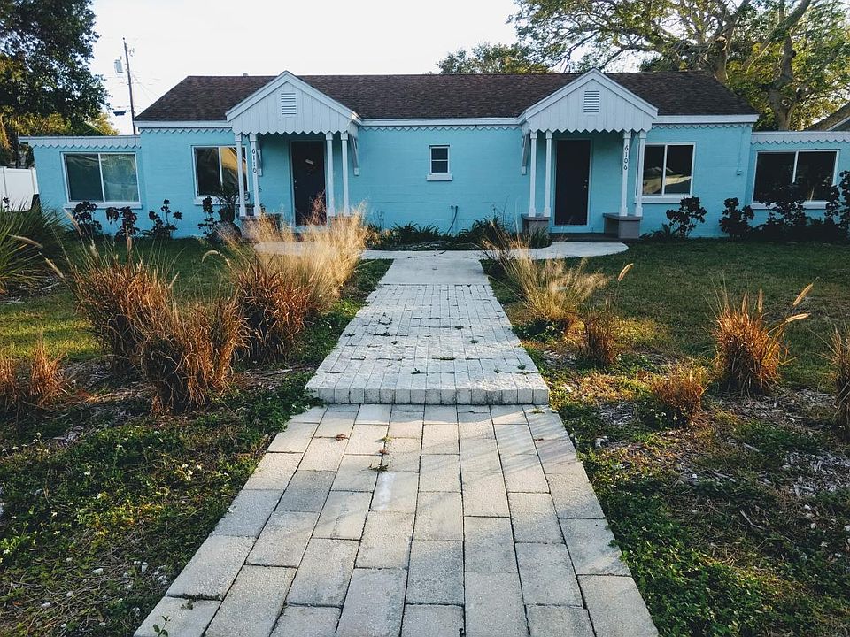 Front view of duplex