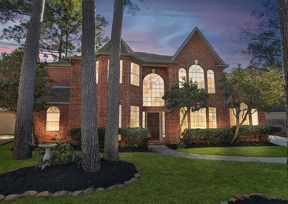 This stately home sits at the end of a quiet cul de sac street.