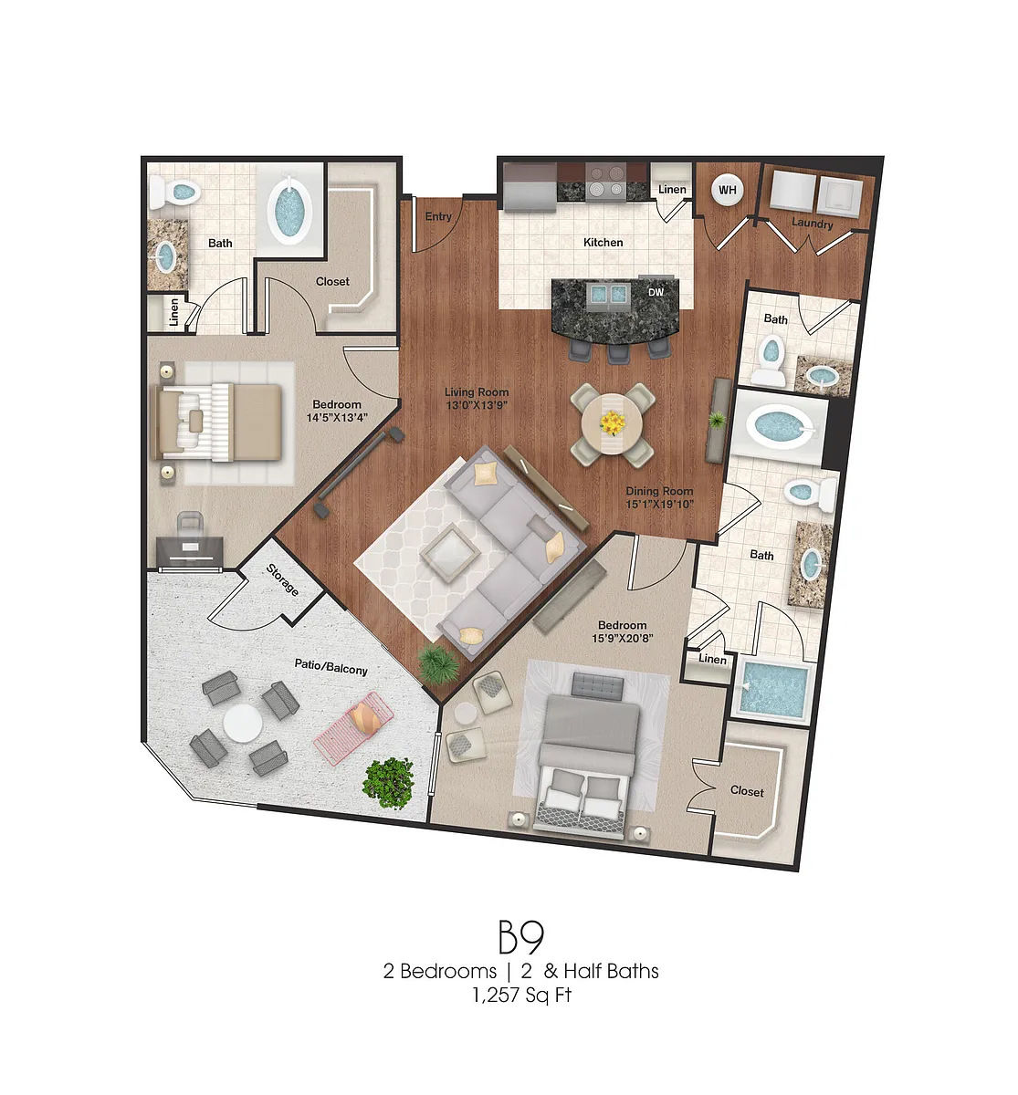 Floor plan B9