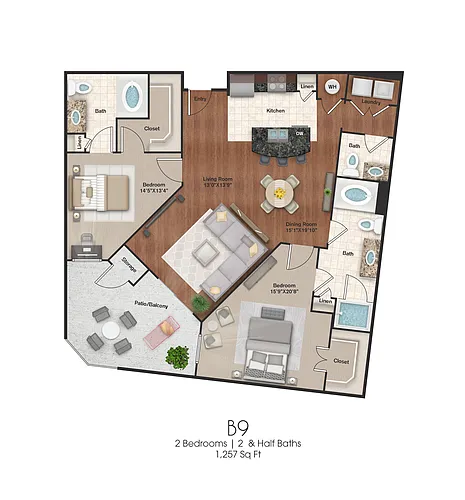 Floor plan B9