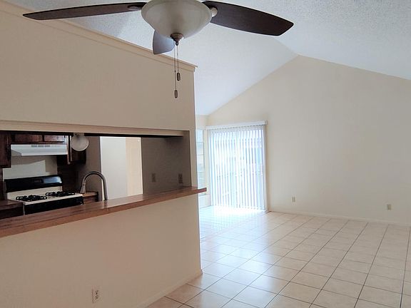 look out from the dining area