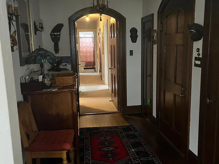 Front entry way. Extra closets, lots of charm.