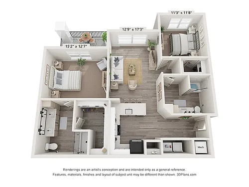 Floor plan The Riverbend