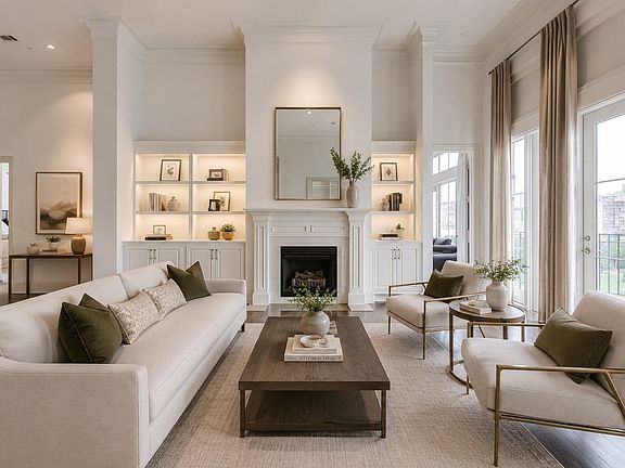 Living room is Virtually Staged