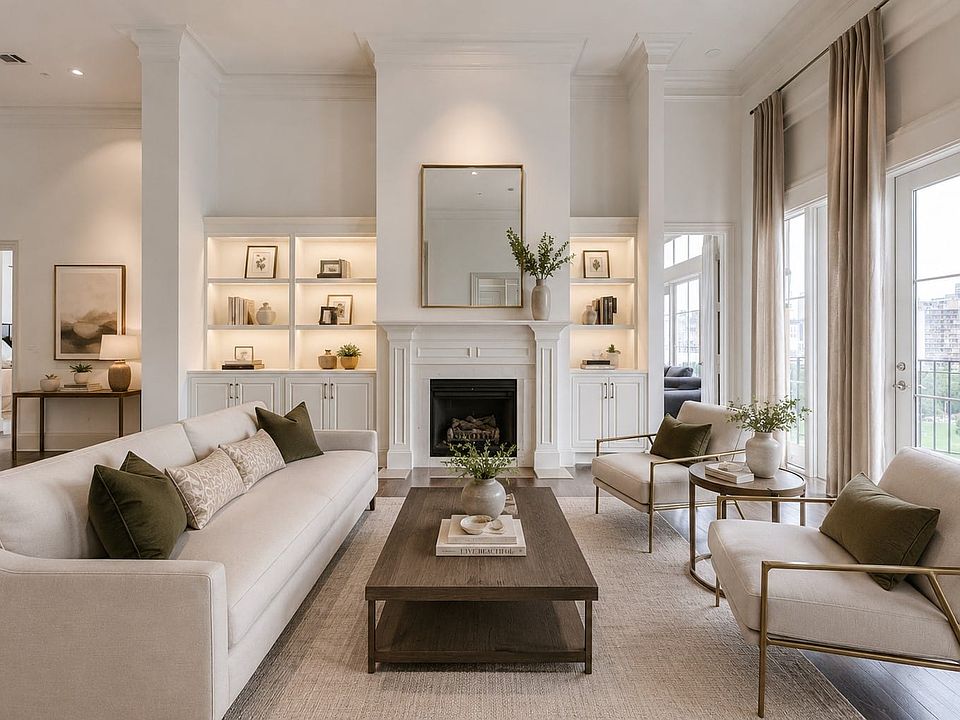 Living room is Virtually Staged