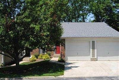 Private garage with loft area for extra storage.