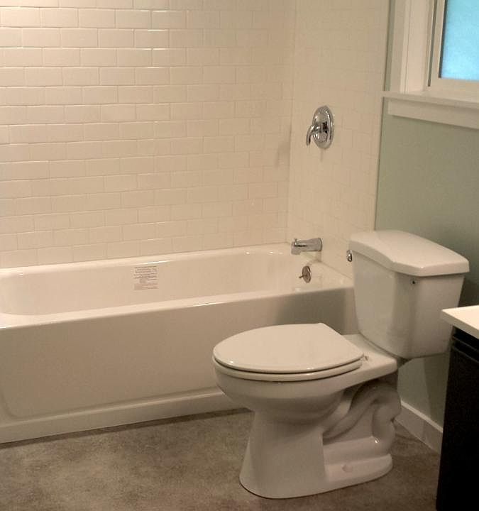 Remodeled bathroom