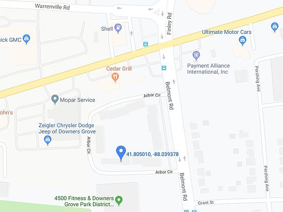 Blue target icon is the correct location. Zillow/Google maps shows wrong location.
